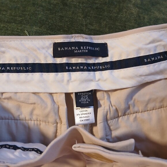 Banana Republic Women's Beige Flare Ankle Trousers SZ 2/S - Picture 9 of 10